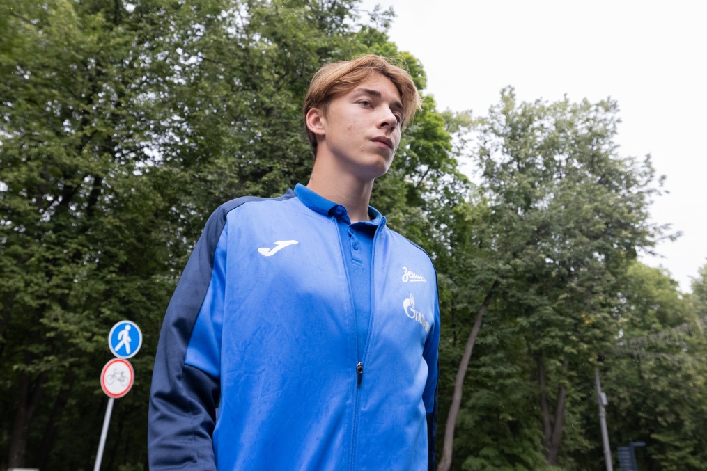 Прогулка молодежной команды «Зенит» перед матчем со «Спартаком»-м