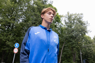 Прогулка молодежной команды «Зенит» перед матчем со «Спартаком»-м