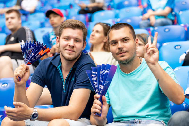 Болельщики на матче «Зенит» — «Факел»