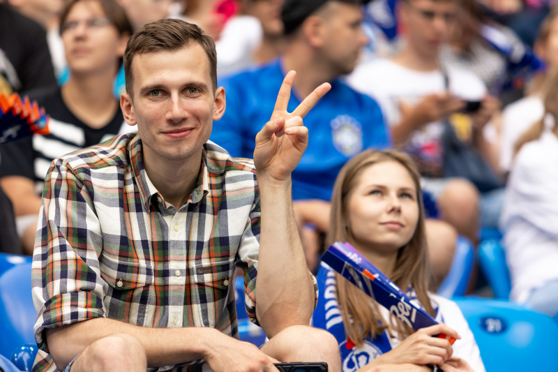 Болельщики на матче «Зенит» — «Факел»