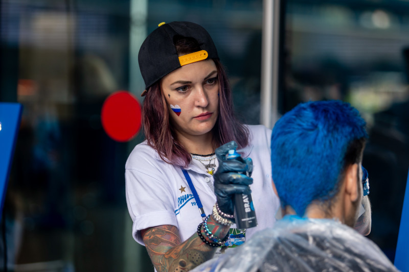 Фан-променад на матче «Зенит» — «Факел»