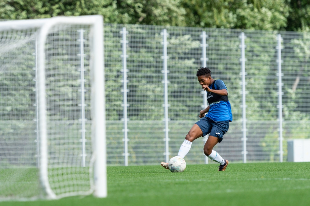 Тренировка женской команды «Зенит» перед матчем с «Динамо»