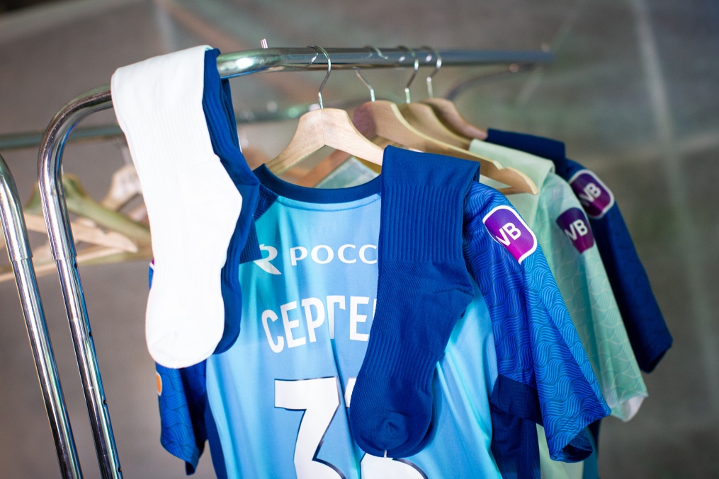 Бэкстейдж фотосъемки основной команды «Зенит» сезона 2023/24 (1-й день)