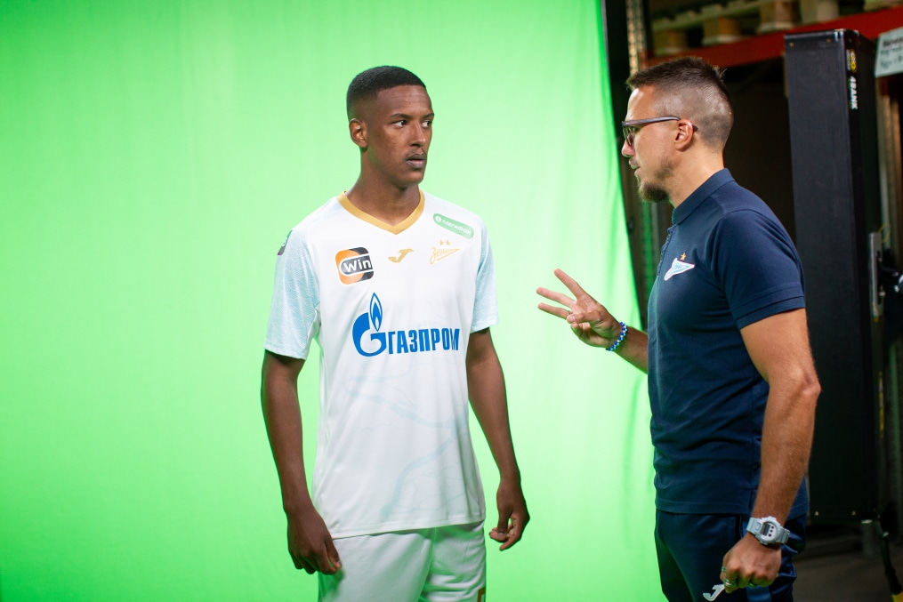 Бэкстейдж фотосъемки основной команды «Зенит» сезона 2023/24 (1-й день)