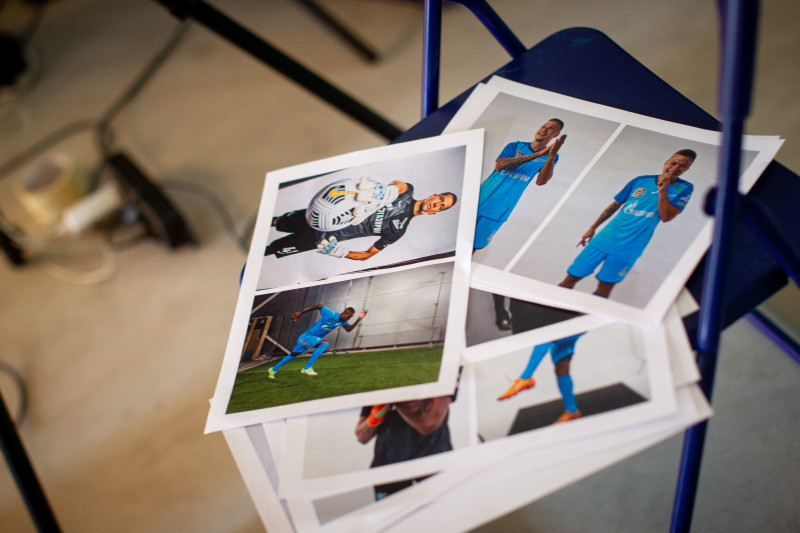 Бэкстейдж фотосъемки основной команды «Зенит» сезона 2023/24 (1-й день)