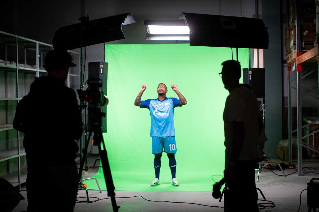 Бэкстейдж фотосъемки основной команды «Зенит» сезона 2023/24 (1-й день)