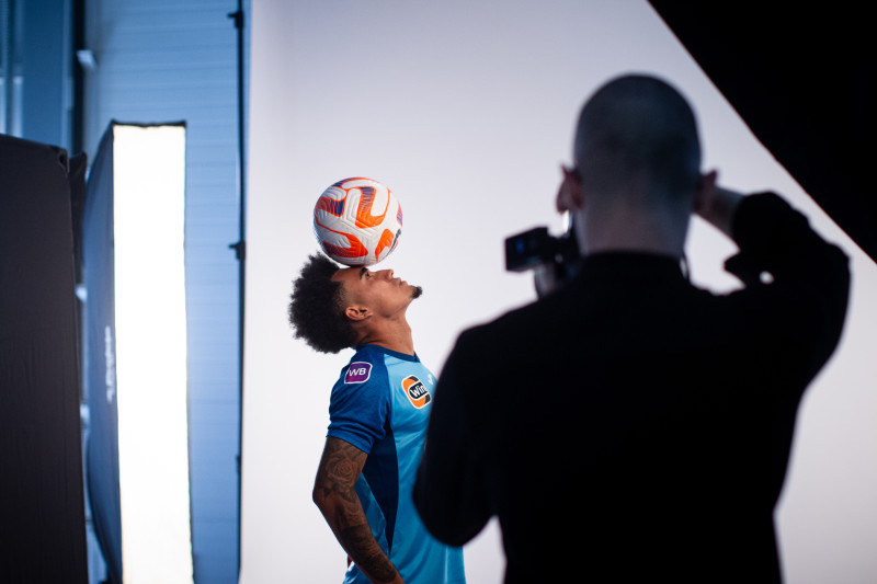 Бэкстейдж фотосъемки основной команды «Зенит» сезона 2023/24 (1-й день)