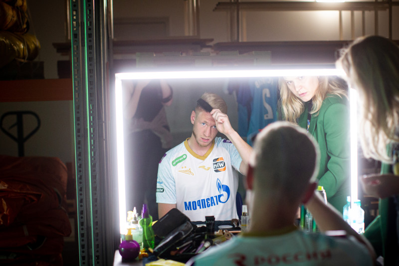 Бэкстейдж фотосъемки основной команды «Зенит» сезона 2023/24 (1-й день)