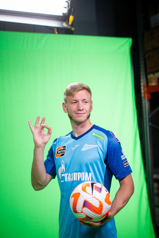 Бэкстейдж фотосъемки основной команды «Зенит» сезона 2023/24 (1-й день)