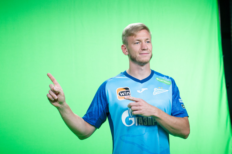 Бэкстейдж фотосъемки основной команды «Зенит» сезона 2023/24 (1-й день)