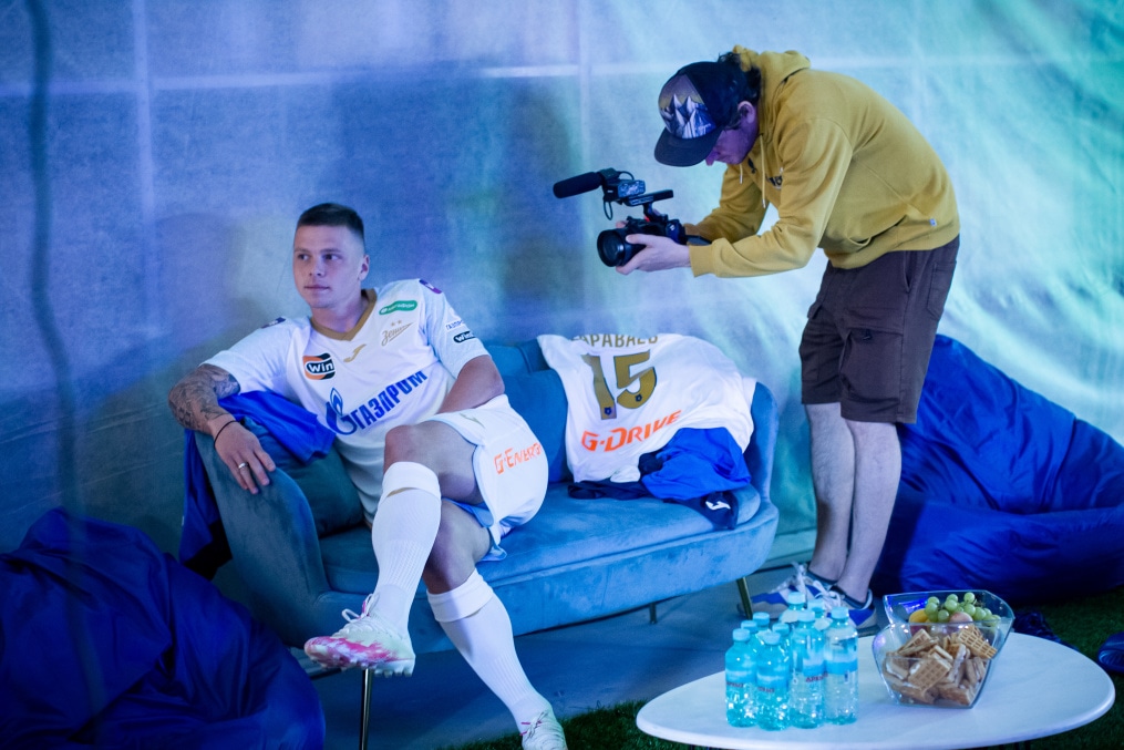 Бэкстейдж фотосъемки основной команды «Зенит» сезона 2023/24 (2-й день)