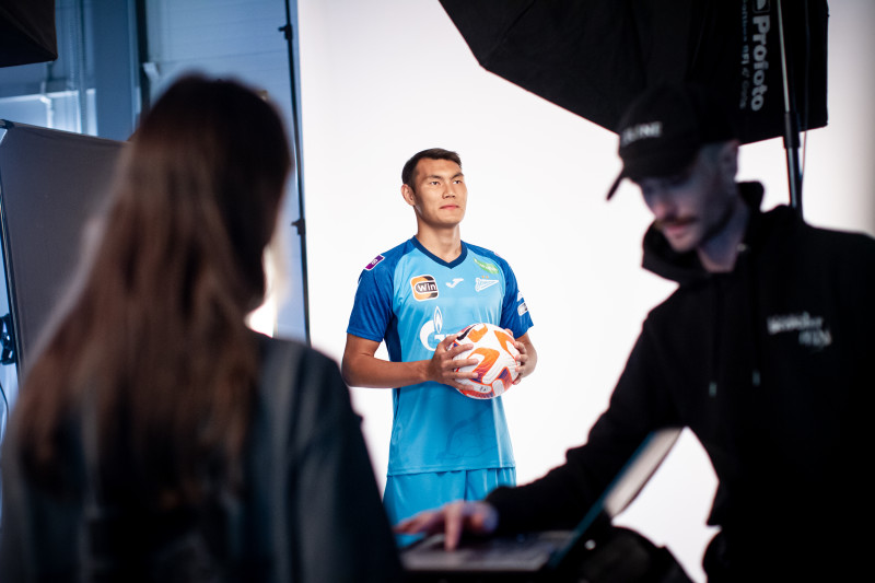 Бэкстейдж фотосъемки основной команды «Зенит» сезона 2023/24 (2-й день)