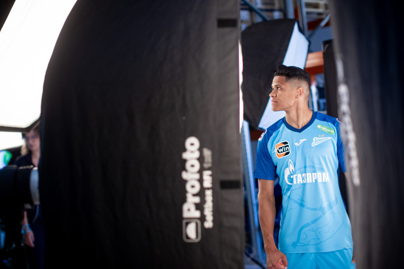 Бэкстейдж фотосъемки основной команды «Зенит» сезона 2023/24 (2-й день)