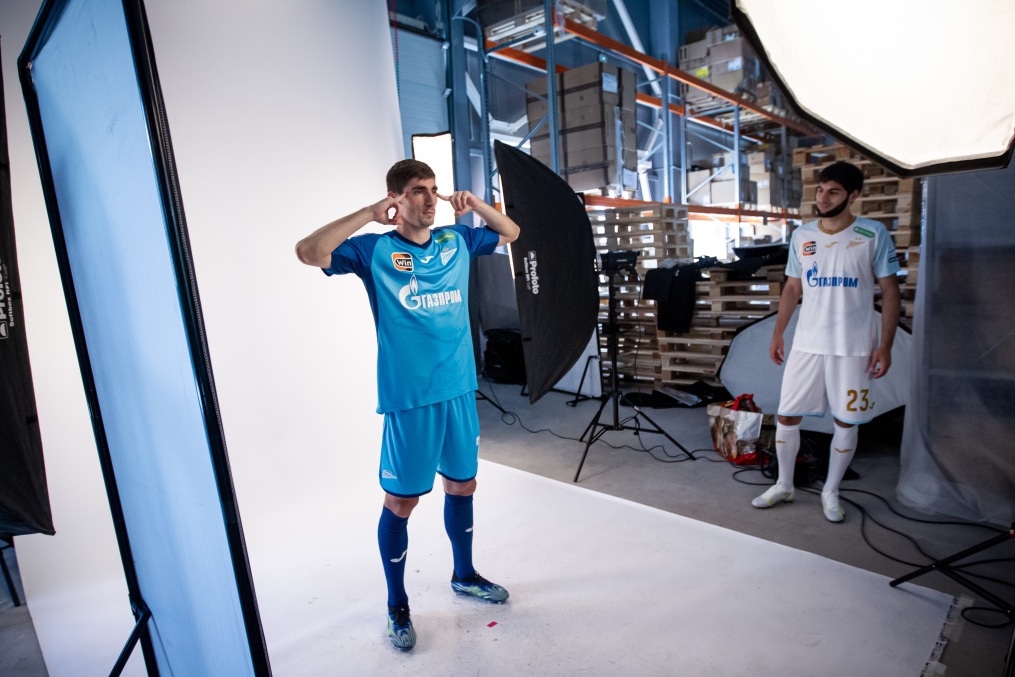 Бэкстейдж фотосъемки основной команды «Зенит» сезона 2023/24 (2-й день)