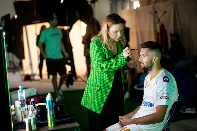 Бэкстейдж фотосъемки основной команды «Зенит» сезона 2023/24 (2-й день)