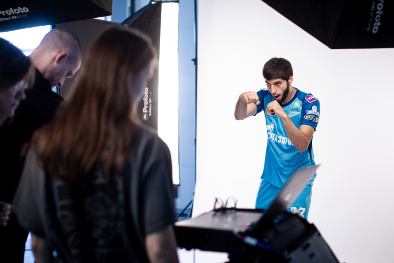 Бэкстейдж фотосъемки основной команды «Зенит» сезона 2023/24 (2-й день)