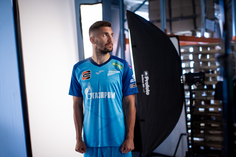 Бэкстейдж фотосъемки основной команды «Зенит» сезона 2023/24 (2-й день)