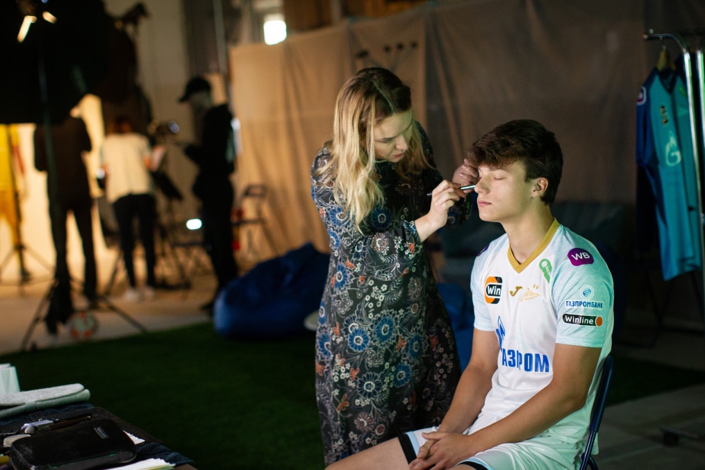 Бэкстейдж фотосъемки основной команды «Зенит» сезона 2023/24 (3-й день)