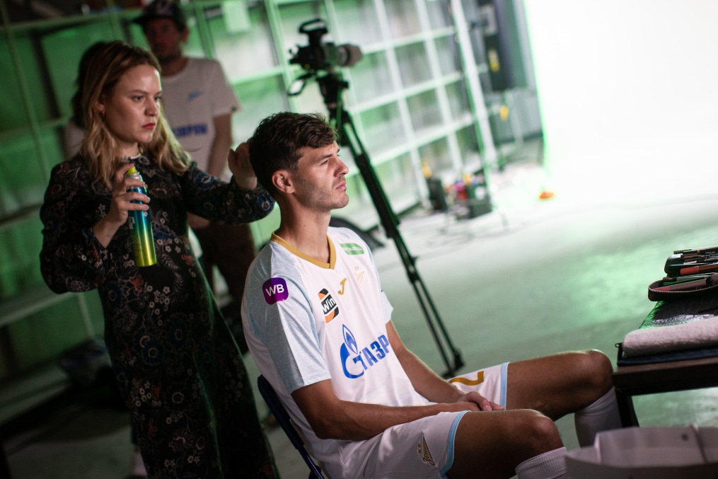 Бэкстейдж фотосъемки основной команды «Зенит» сезона 2023/24 (3-й день)