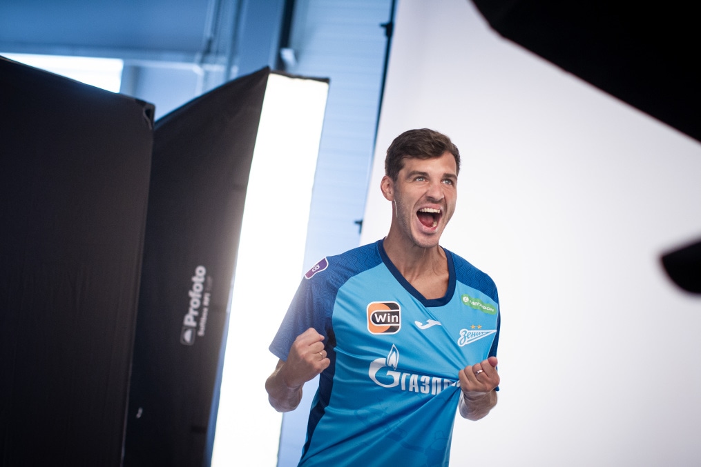 Бэкстейдж фотосъемки основной команды «Зенит» сезона 2023/24 (3-й день)