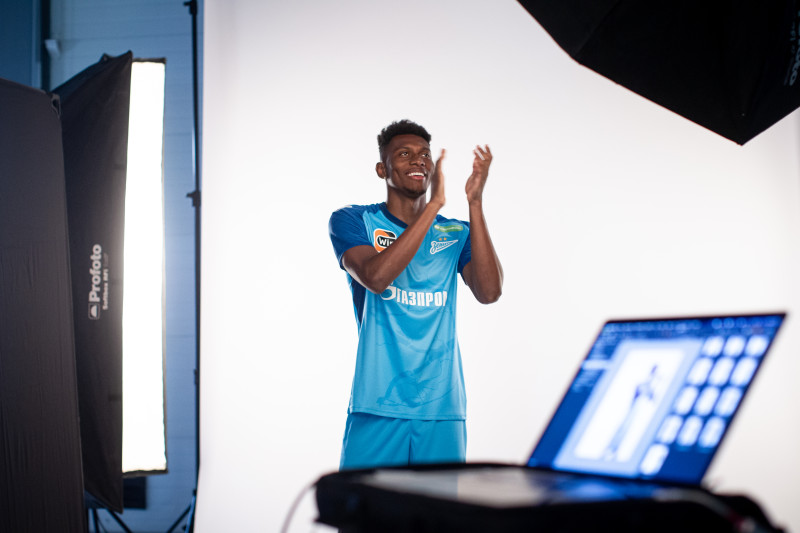 Бэкстейдж фотосъемки основной команды «Зенит» сезона 2023/24 (3-й день)