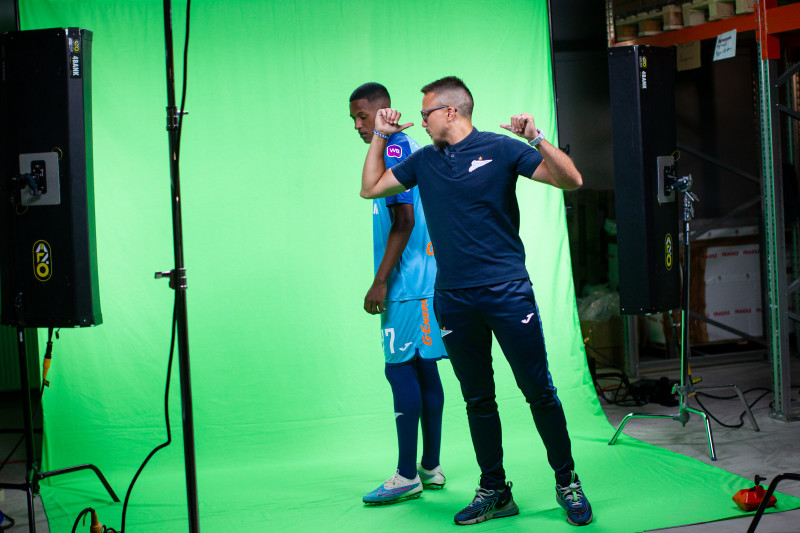 Бэкстейдж фотосъемки основной команды «Зенит» сезона 2023/24 (1-й день)