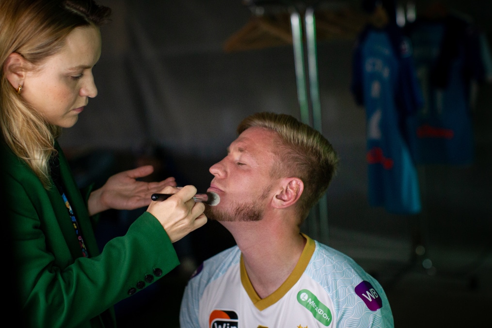 Бэкстейдж фотосъемки основной команды «Зенит» сезона 2023/24 (1-й день)