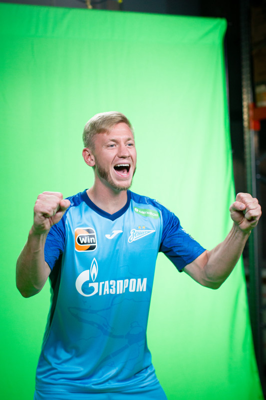 Бэкстейдж фотосъемки основной команды «Зенит» сезона 2023/24 (1-й день)