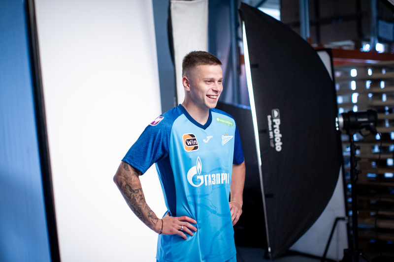 Бэкстейдж фотосъемки основной команды «Зенит» сезона 2023/24 (2-й день)