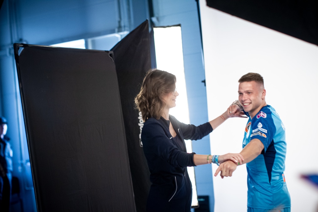 Бэкстейдж фотосъемки основной команды «Зенит» сезона 2023/24 (2-й день)