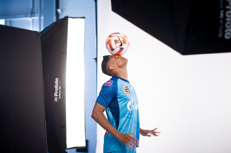 Бэкстейдж фотосъемки основной команды «Зенит» сезона 2023/24 (2-й день)