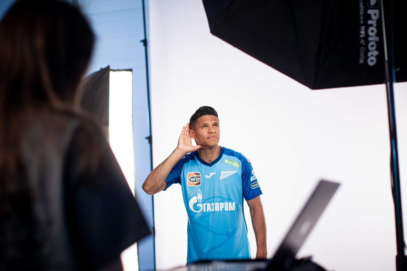 Бэкстейдж фотосъемки основной команды «Зенит» сезона 2023/24 (2-й день)