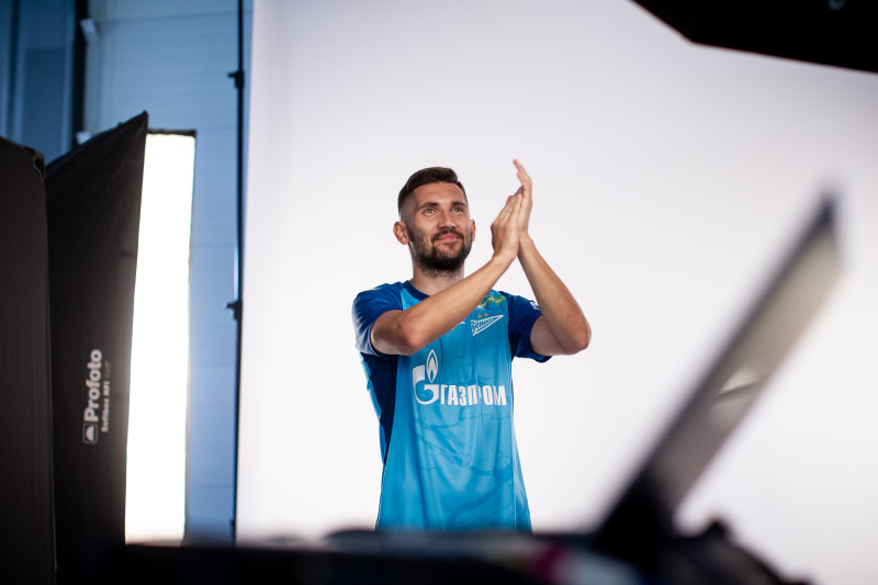 Бэкстейдж фотосъемки основной команды «Зенит» сезона 2023/24 (2-й день)