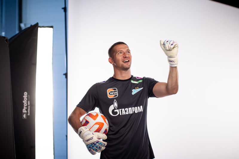 Бэкстейдж фотосъемки основной команды «Зенит» сезона 2023/24 (2-й день)