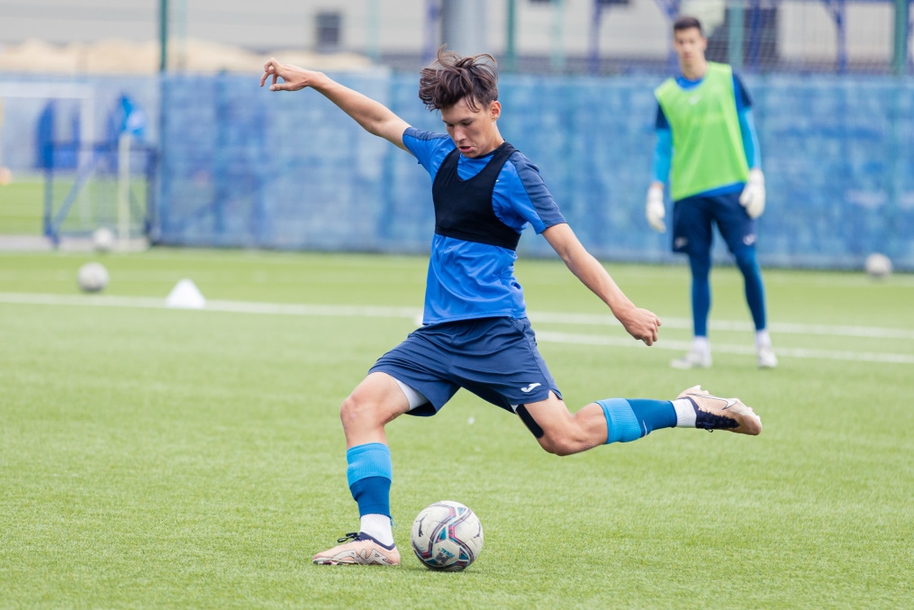 Тренировка «Зенита»-м перед матчем с ЦСКА