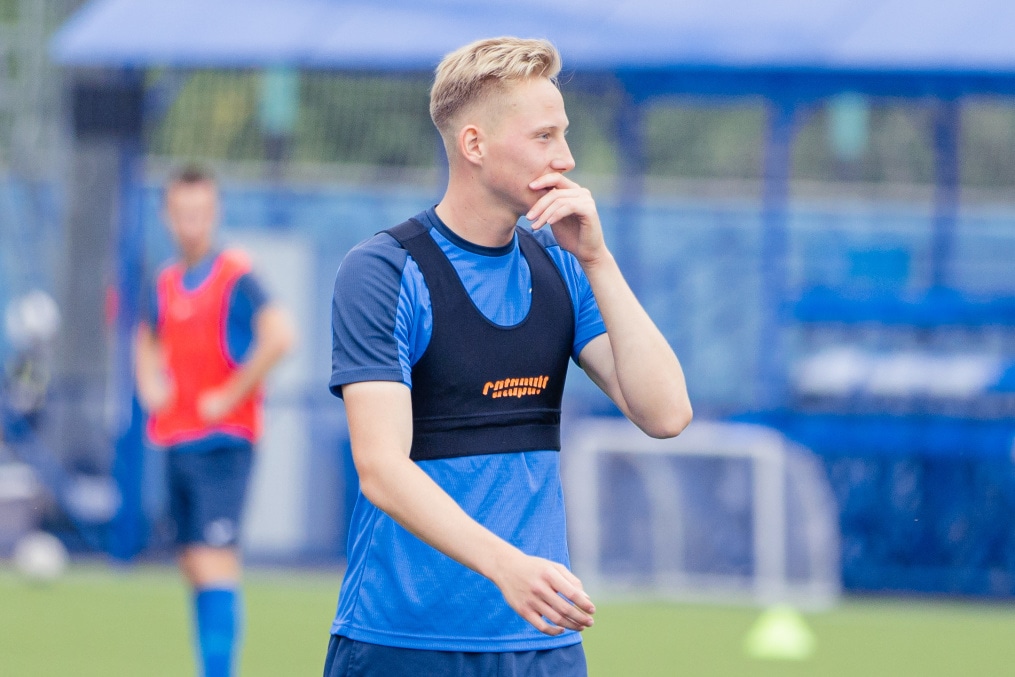 Тренировка «Зенита»-м перед матчем с ЦСКА