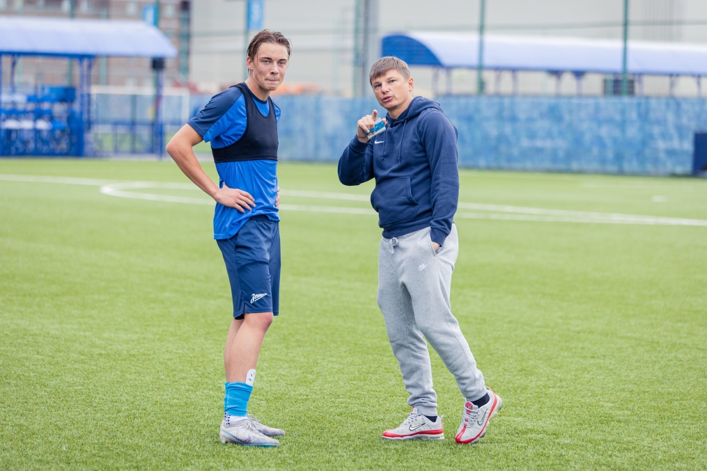 Тренировка «Зенита»-м перед матчем с ЦСКА