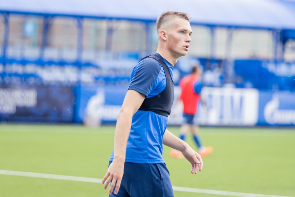 Тренировка «Зенита»-м перед матчем с ЦСКА