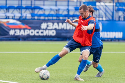 Тренировка «Зенита»-м перед матчем с ЦСКА
