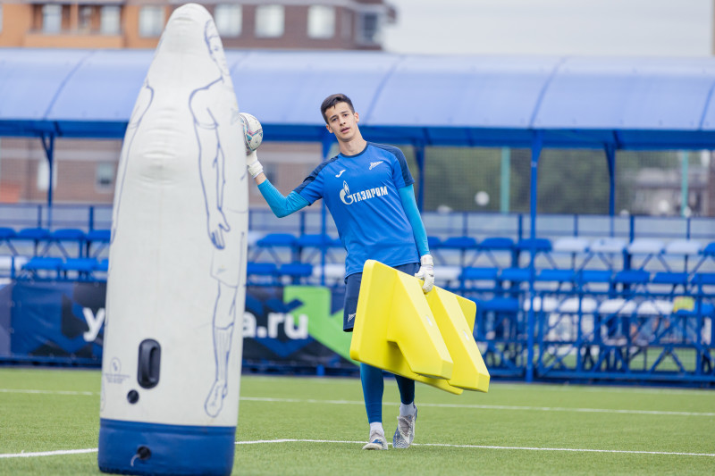 Тренировка «Зенита»-м перед матчем с ЦСКА