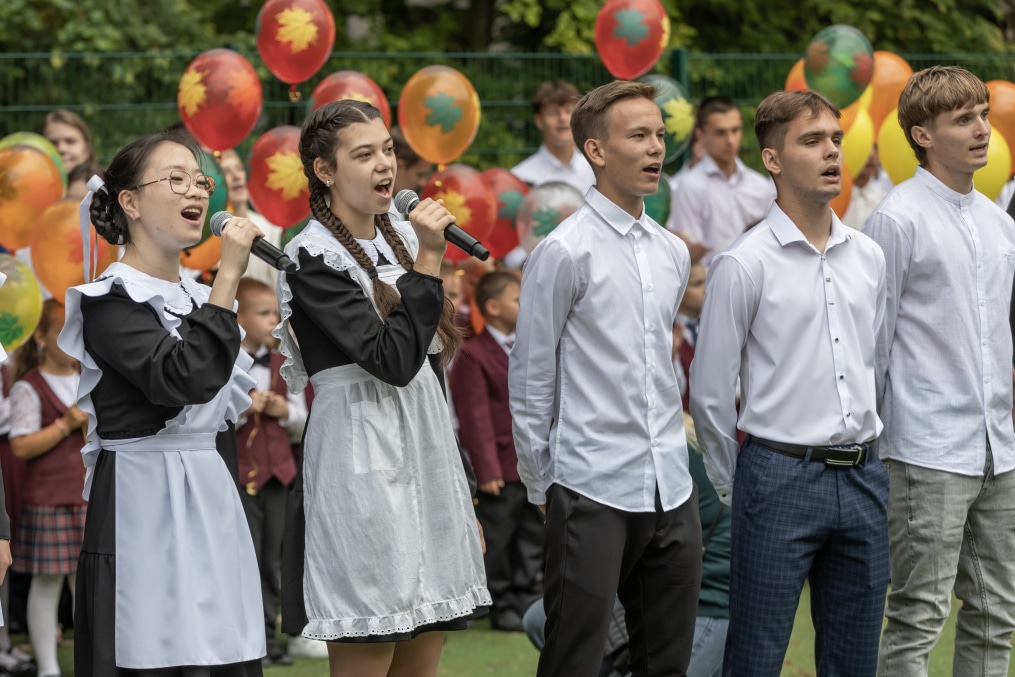 Воспитанники «Газпром»-Академии на «Дне знаний» в лицее № 95