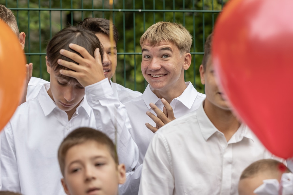 Воспитанники «Газпром»-Академии на «Дне знаний» в лицее № 95