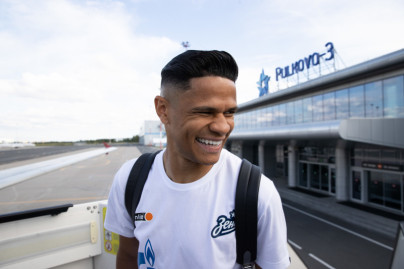 Вылет команды «Зенит» на матч с ЦСКА