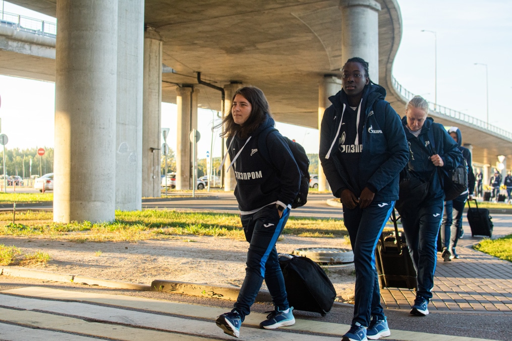 Выезд женской команды «Зенит» на матч со «Звездой-2005»