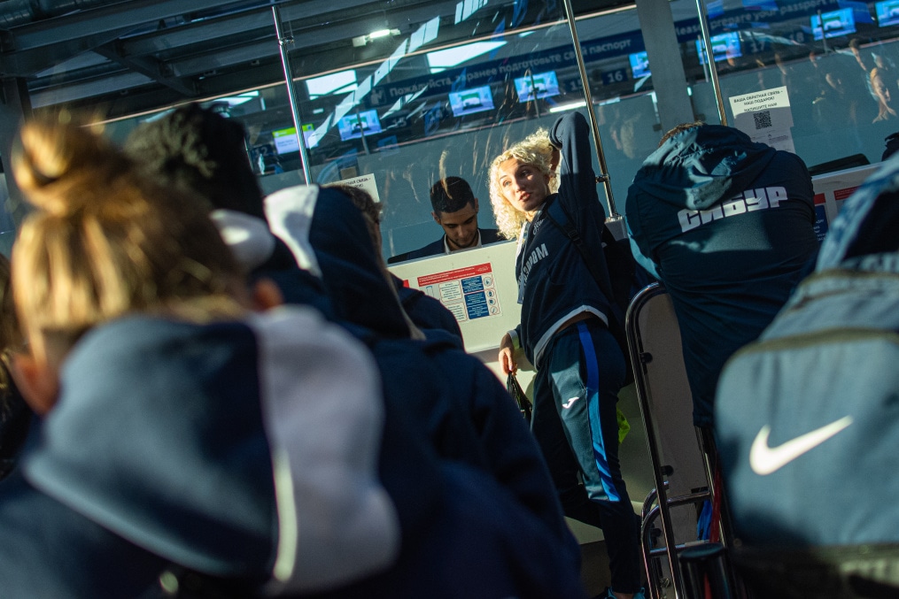 Выезд женской команды «Зенит» на матч со «Звездой-2005»