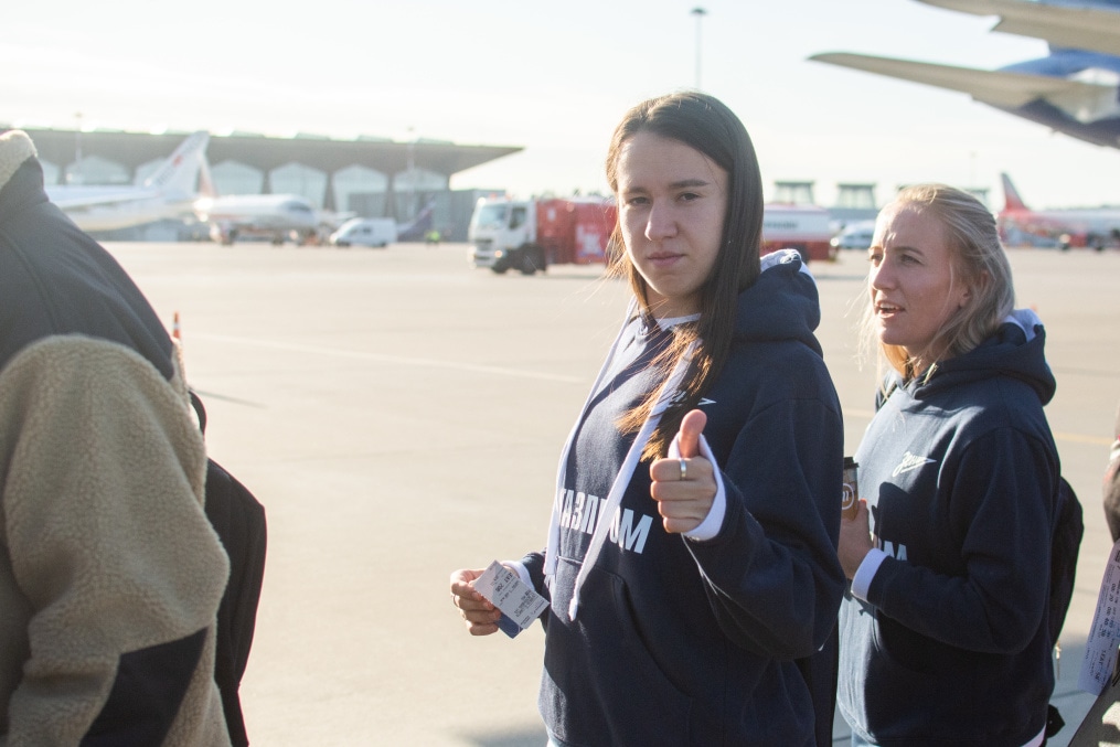 Выезд женской команды «Зенит» на матч со «Звездой-2005»