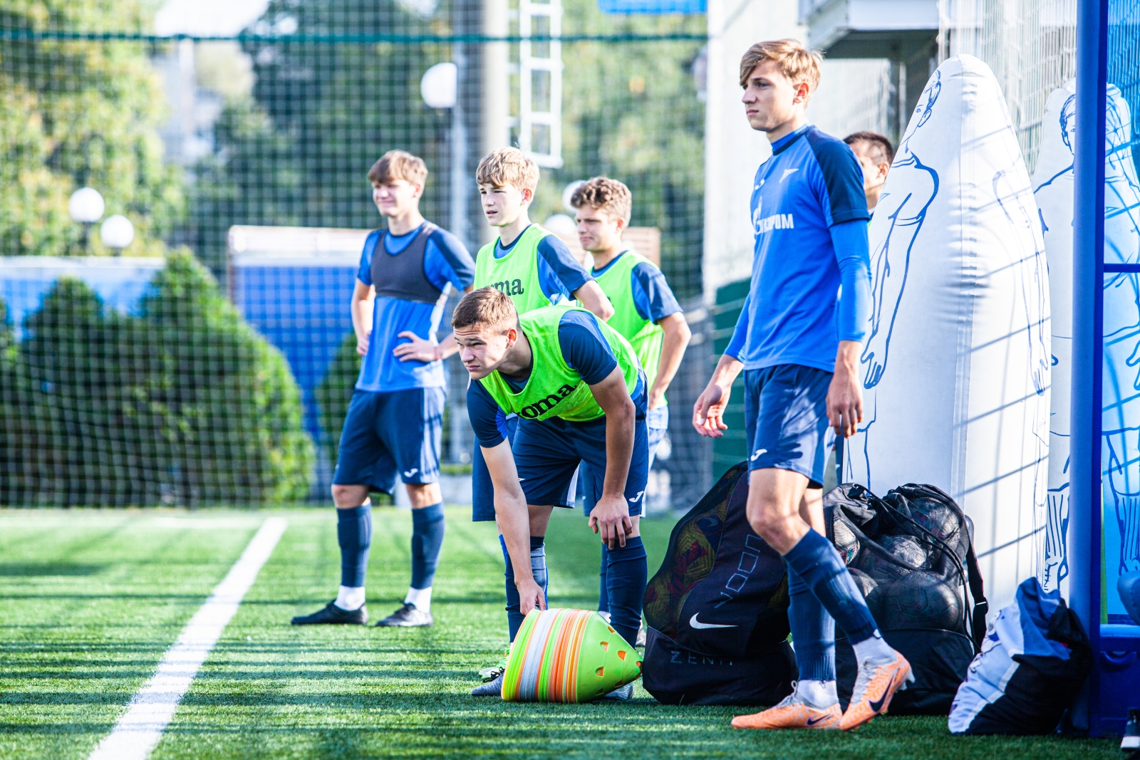 Совместная тренировка команд «Газпром»-Академии ФК «Зенит» 2006 и 2007 годов рождения