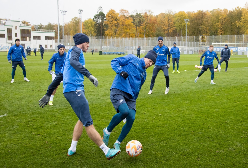 Открытая тренировка  «Зенита» перед матчем с «Крыльями Советов»
