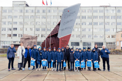 Команда «Газпром»-Академии 2012 г.р. на заводе «Северная верфь»