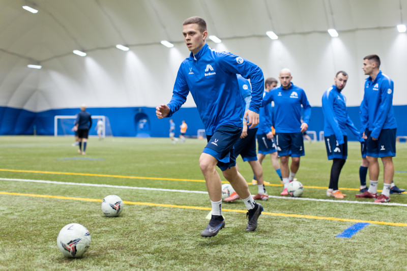 Тренировка медийной команды «Чисто Питер»